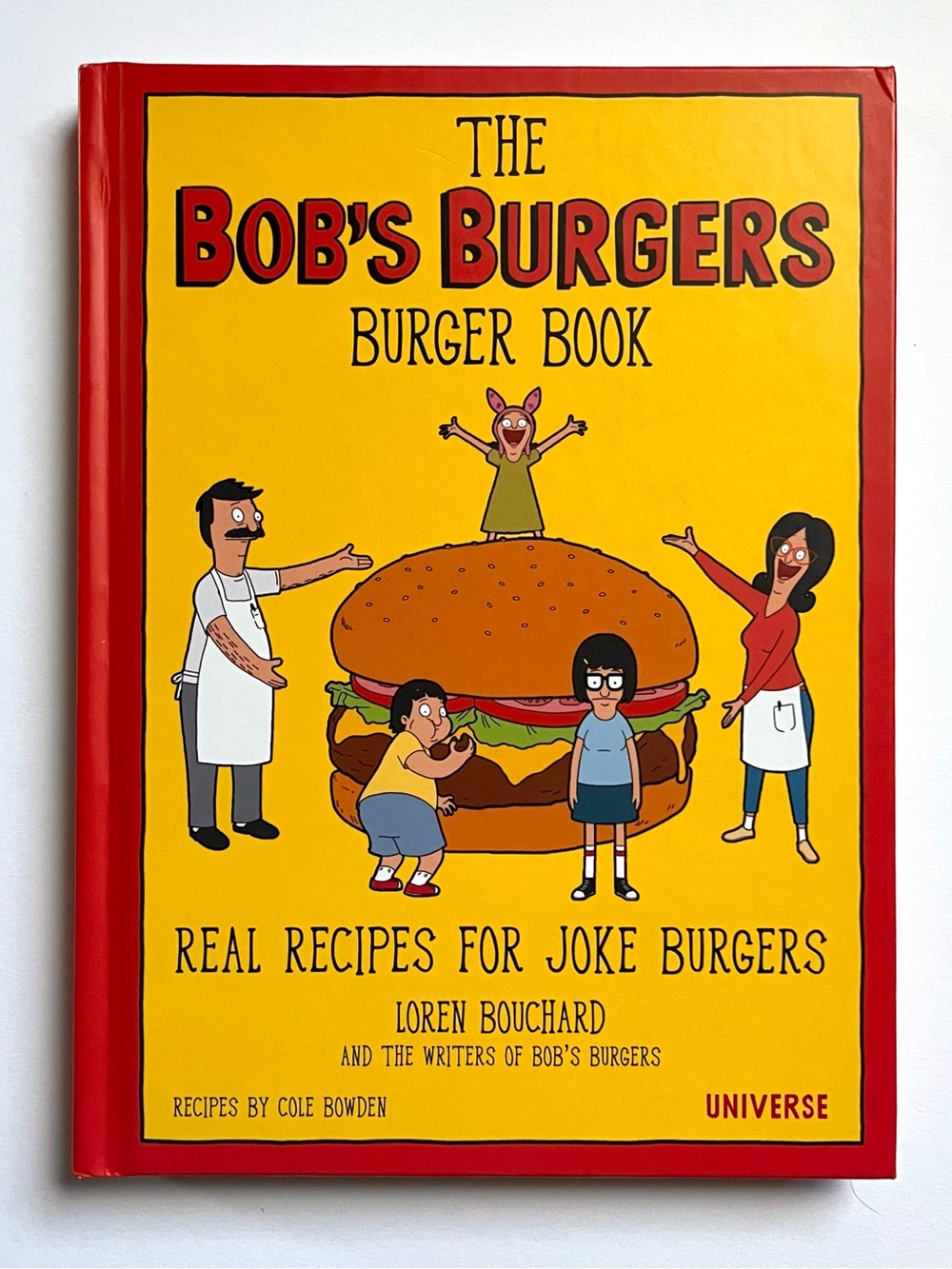 EUC Bobs Burgers Cookbook Fun Novelty Family TV Cartoon Inspired Burger Recipes
